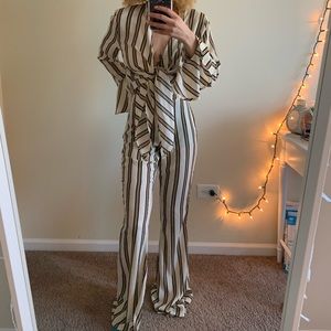 Missguided Striped Set